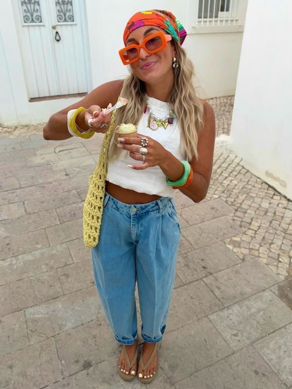 High Waisted Baggy Jeans Boyfriend Cropped Loose Denim Pants Relaxed Fit Jeans